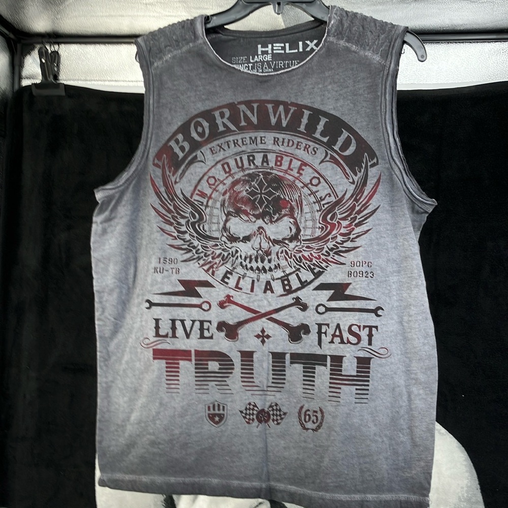 HELIX vintage biker tank top